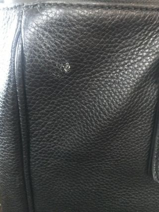 KATE SPADE Purse Black w/ Handles Shoulder Strap Large Travel Bag Vintage Style 5