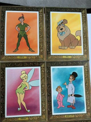 Disney ' s Peter Pan Picture Frame Lobby Cards Set of 8 2