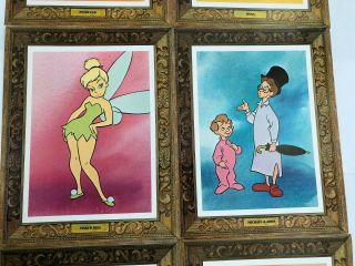 Disney ' s Peter Pan Picture Frame Lobby Cards Set of 8 5