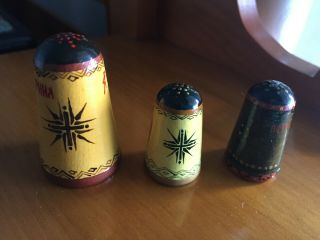 Russian icon hand - painted thimbles by famous icon artist Irina Timofeeva 2