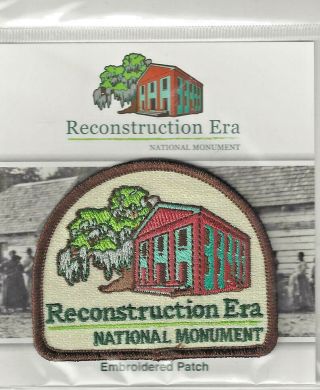 Reconstruction Era National Monument Souvenir South Carolina Patch