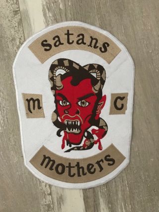 Motorcycle Club Back Patch “ Satans Mother’s “