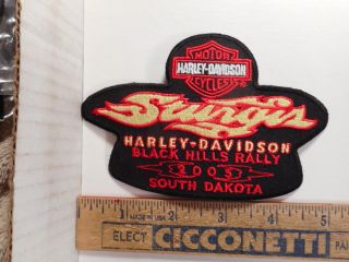 Harley Davidson Motorcycles 2005 Sturgis Black Hills Rally Patch 1219of.