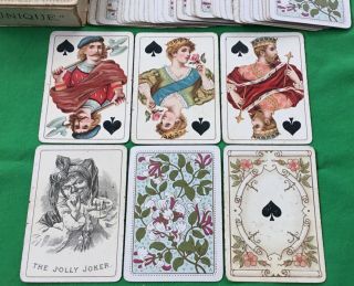 Old Antique Dondorf Non Standard Rococo Playing Cards Spielkarten Cartes Baraja