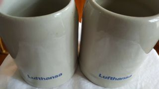 1 Lufthansa 0.  31 Coffee Mug Beer Stein Federal Made In The Republic Of Germany