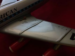 Pan American Clipper Meteor Tin Litho Battery Operated Plane N - 801PA 8