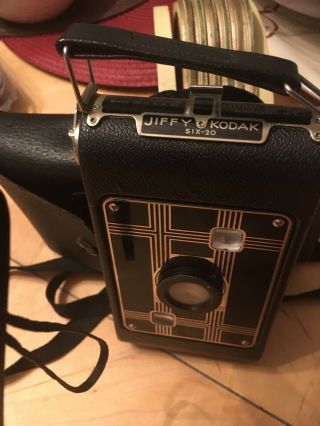 Jiffy Kodak Six - 20 Folding Camera With Case For Display 3