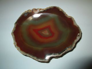 Polished Agate Rock Stone Trinket Dish