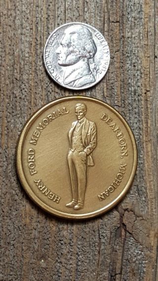 Henry Ford Memorial Dearborn Mi Coin Token