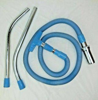 Vintage Royal Vacuum Cleaner Hose Extension Attachment Accessories Vtg Blue