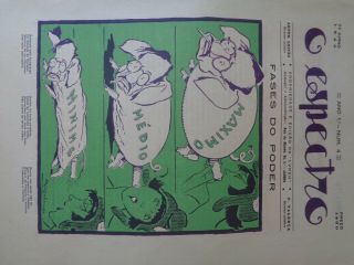 Portugal Very Rare 1925 Humoristic Brochure
