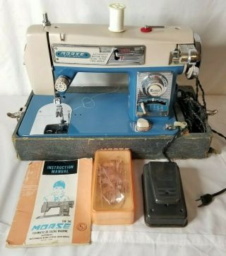 Morse Zig Zag 4300 Heavy Duty Sewing Machine,  For Silk,  Leather,  Canvas,