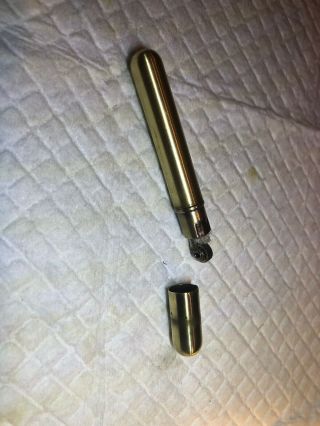 Vintage " Redilite " Tube/lipstick Cigarette Lighter (brass)