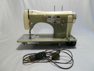 Vintage Necchi Bu Supernova Sewing Machine,  Cleaned,  Oiled,  And
