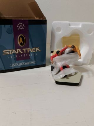 Space Seed Miniature Collectible Figurine Star Trek Kirk Vs Khan 1997 Applause