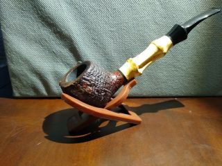 Estate Roadtown Pipe With Bamboo Shank