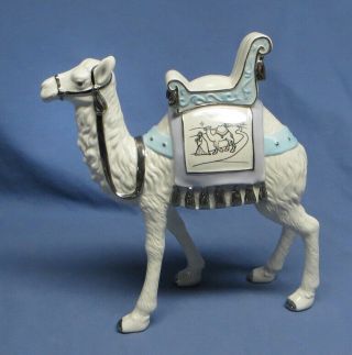 Hawthorn Village " Silver Blessings " Nativity - Faithful Camel Figurine