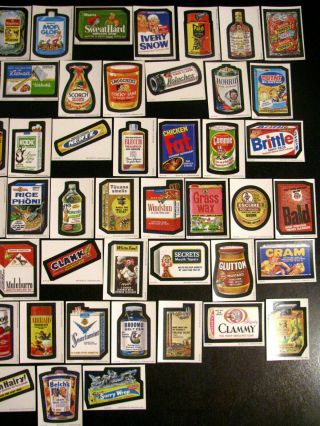 1989 SERIES 5 O PEE CHEE WACKY PACKAGES COMPLETE SET (1 - 62) with ORIG.  WRAPPER 3