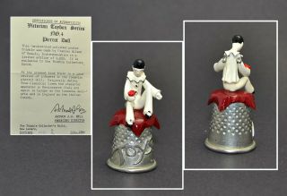 Victorian Toy Box Series By Frances Wilson Thimble - Pierrot Doll