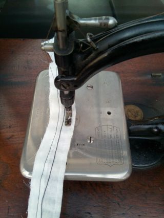 Wilcox And Gibbs 1860 Chain Stitch Sewing Machine Fully