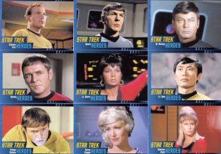 2013 Star Trek The Series Tos Heroes & Villains Base Card Set 100