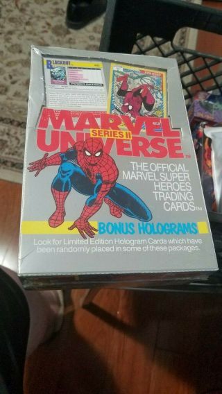 1991 Marvel Universe Series 2 Factory Box Set - Impel - Spi