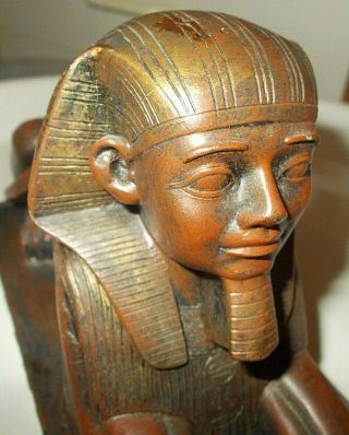 Sphinx Statue Figure Of King Ammenemes Ii (1900 Bc) 8 " X 3 1/4 " X 5 1/4 "