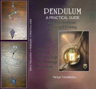 Seven Chakra Crystal Dowsing Divination 2 Pendulums Reiki Wicca & Book