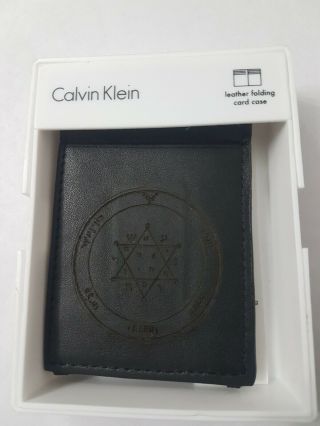King Solomon Seal Talisman Coin Calvin Klain Wallet Second Pentacle Of Jupiter