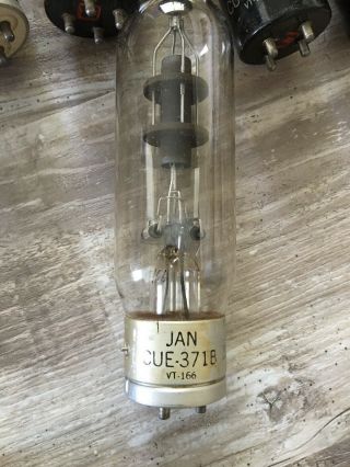 United Electronics Jan Cue 371b Rectifier Ham Radio Tube Transmitter 1 Ea