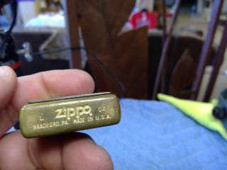 Zippo Lighter: Jim Beam Emblem - Brass - X1 5