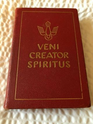 Rare 1955 Vintage Catholic Church Altar Book Rituale Romano Seraphicum Latin