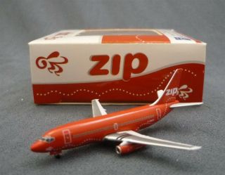 Inflight 500 Boeing 737 - 200 Zip Airlines 1:500 Scale Die Cast Model Jet