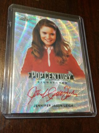 2019 Leaf Pop Century Jennifer Jason Leigh Red Ink Auto Signed Fast Times Wow