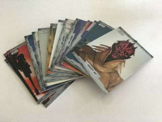 Topps Star Wars Chrome Legacy 2019 Concept Art Complete Insert Set Of 20 Cards