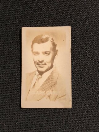 1948 Topps Magic Stars Of Stage And Screen 1f Clark Gable Actor Movie Star Card