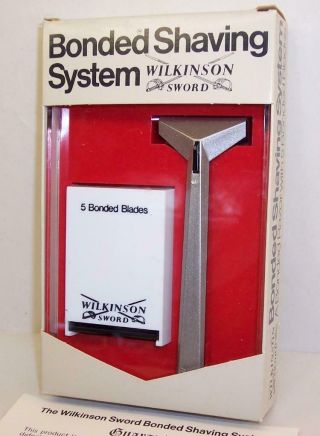 Vintage Boxed WILKINSON SWORD Bonded Shaving System SAFETY RAZOR 3