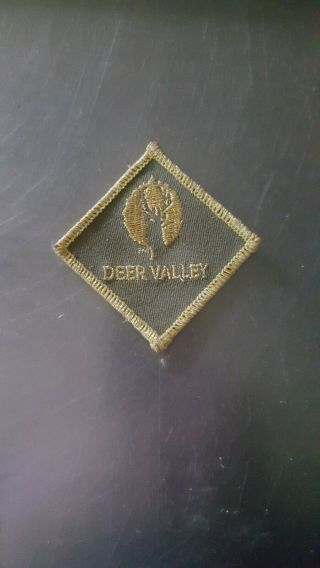 Vintage Deer Valley Utah Park City Patch