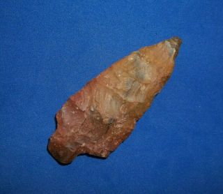 Authentic Indian Artifact,  Tennessee Arrowhead,  Adena Narrow Stem.  G - 96