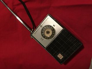 Vintage Ge General Electric Am/fm Transistor Radio P1725