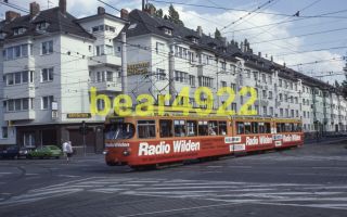 Germany Kodachrome Trolley Slide: KÖln DÜwag 3869 LindenthalgÜrtel Route13 1986