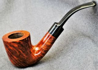 Lovely Genod 1/2 Bent Dublin Straight Grained St.  Claude Briar Pipe.