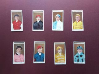 Owners Racing Colours & Jockeys (blue Back) Issued By Ogdens Set 50