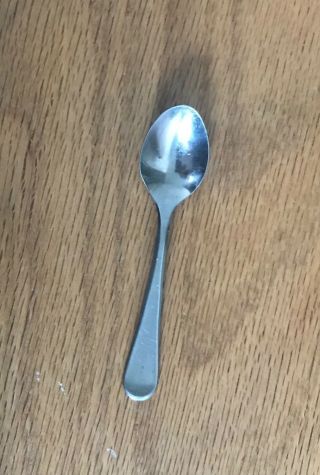 Vtg Small Spoon Ss Bsf 10/87 Cathay Pacific Airlines 4 " Silver Plate