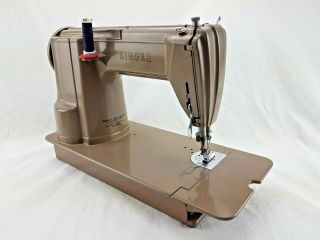 Singer 301A Slant Needle Portable Sewing Machine w/ Foot Pedal,  Accessories 5
