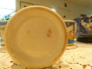 Three Antique China Porcelain Shaving Mugs 1 Limoges 2 German 5