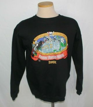 Disney Nightmare Before Christmas Haunted Mansion Holiday Sweatshirt 2002 Small