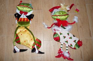 Christmas Stockings,  Whimsical Frogs,