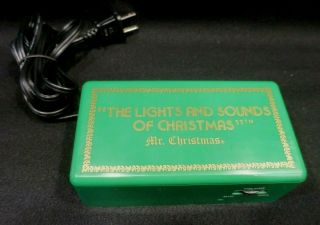 Mr.  Christmas Lights And Sounds Of Christmas Vintage 1981 Green Model 121