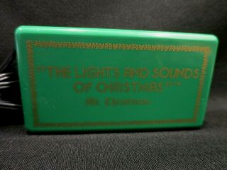 Mr.  Christmas Lights and Sounds of Christmas Vintage 1981 Green Model 121 3